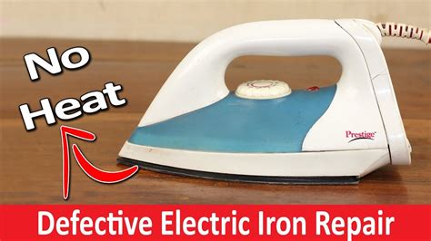 electric iron won't heat up